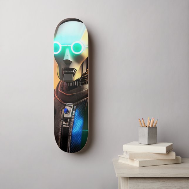 Skateboard Tableau de bord Robot 2 (Art mural)
