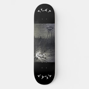 Skateboard Tableau de bord vintage original invasion alien 8 