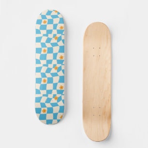 Skateboard Tableau de contrôle floral de marguerite super, an