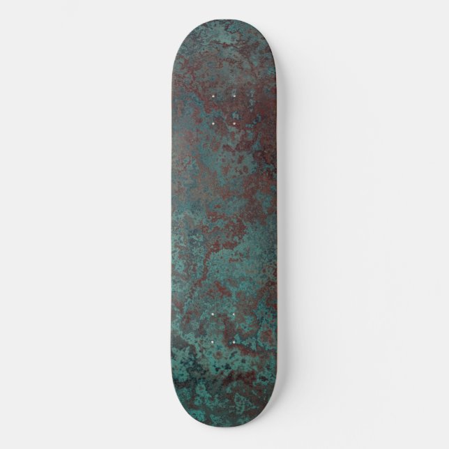 Skateboard Tableau d'impression Corrosion "cuivre" (Recto)
