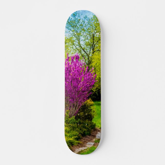 Skateboard Tableau du jour du printemps (Devant)