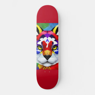 Skateboard Tableau rouge Alexander's Cat