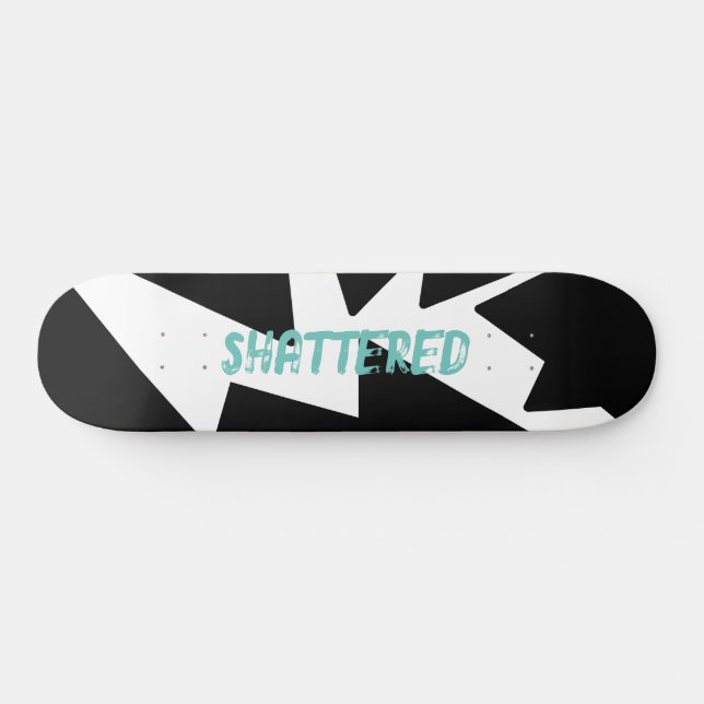 Skateboard tablette de patinage brisée (Horz)