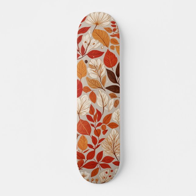 Skateboard Tapisserie d'automne (Devant)