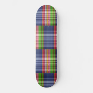 Skateboard Tartan Plaid Multi Color Off Set