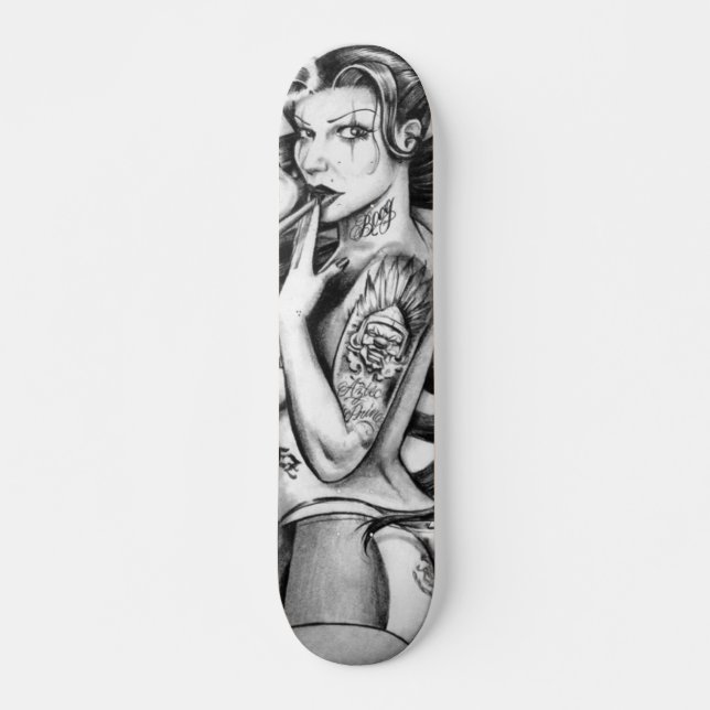skateboard tattoo girls (Front)