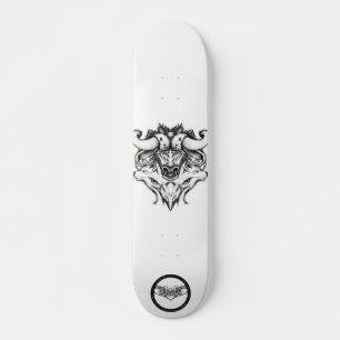 Skateboard Taurus OEuvres d'art en ligne noire et blanche