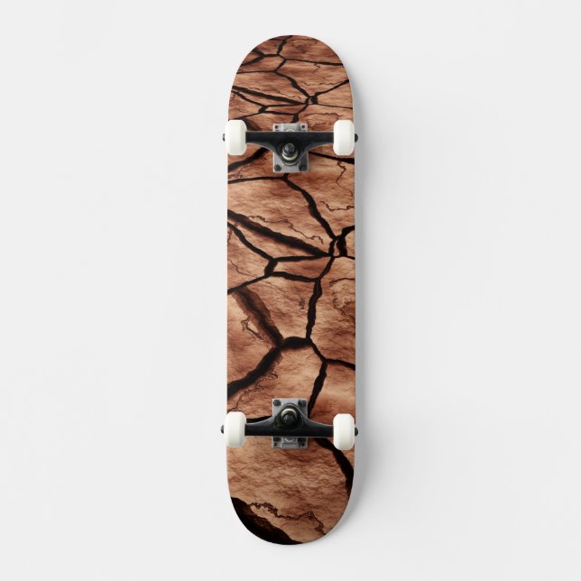 Skateboard Terre fissurée (Recto)