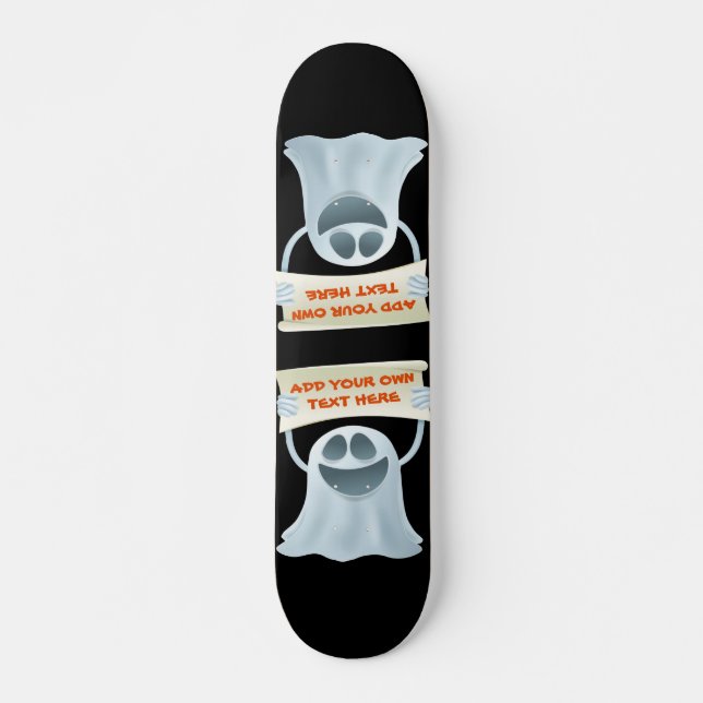 Skateboard Texte d'attente du fantôme (Devant)
