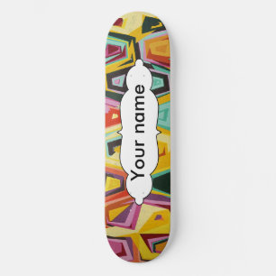 Skateboard Texture colorée de trous