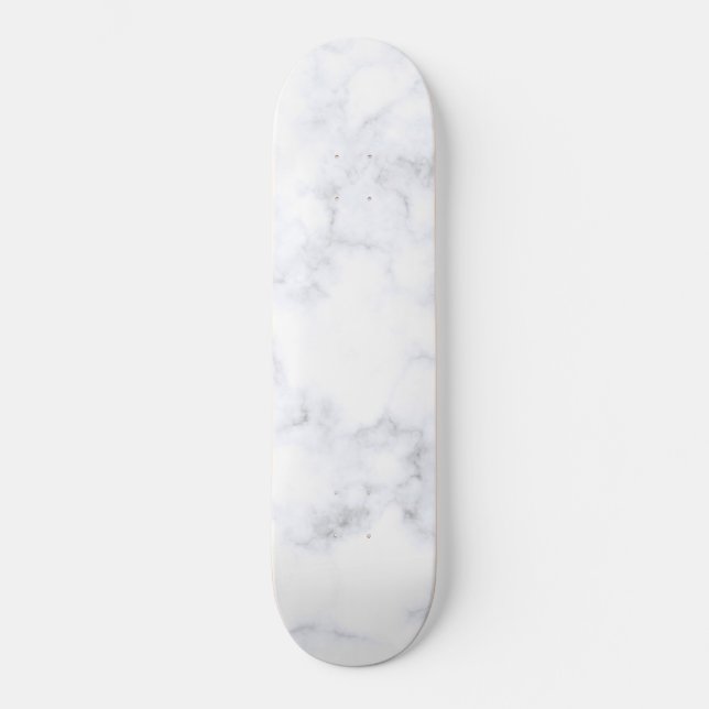 Skateboard Texture Marbre blanc (Recto)