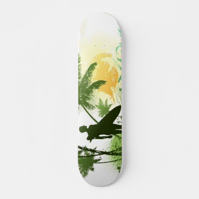Skateboard Thème Surfer (Devant)
