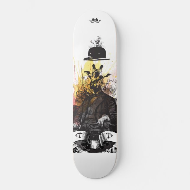 Skateboard Théorie "monsieur " de réservoir (Recto)