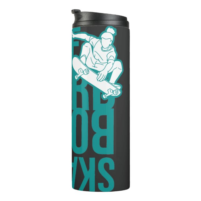 skateboard thermal tumbler (Rotated Right)