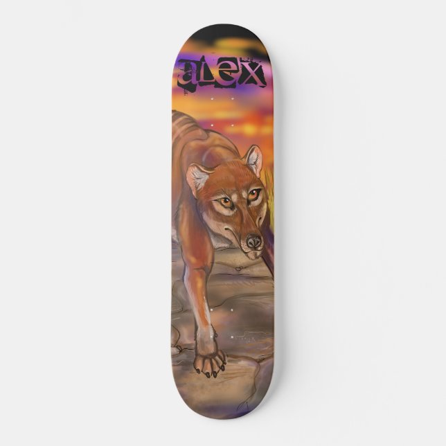 Skateboard Thylacine (Recto)