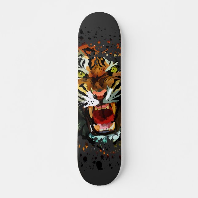 Skateboard Tiger (Devant)