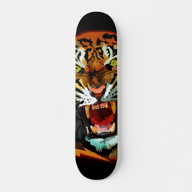 Skateboard Tiger (Devant)