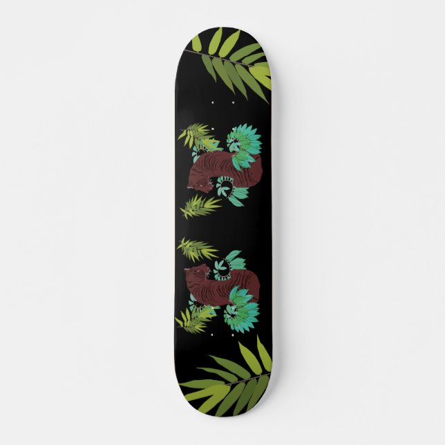 Skateboard Tigre de la Jungle (Devant)