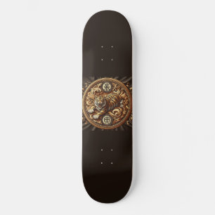 Skateboard Tigre de soie au chocolat