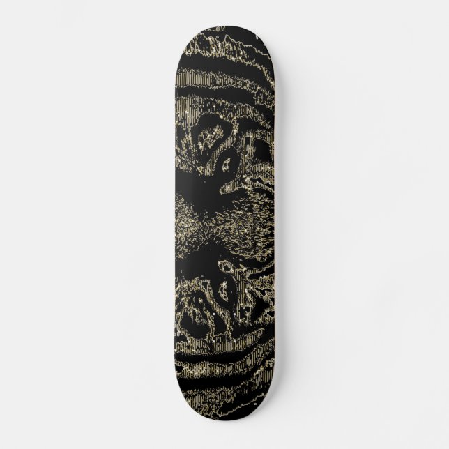 Skateboard Tigre d'Eyes's 3 - Patinage artistique (Recto)