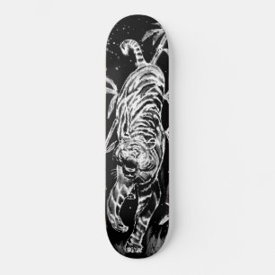 Skateboard Tigre et bambou