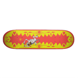 Skateboard Tigre jaune