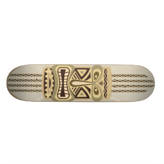 Skateboard Tiki Tan