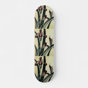 Skateboard Tissu Ukiyo-e de Katsushika Hokusai Imprimer : Iri