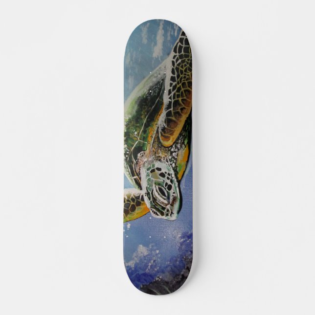 Skateboard Tortue de mer (Devant)