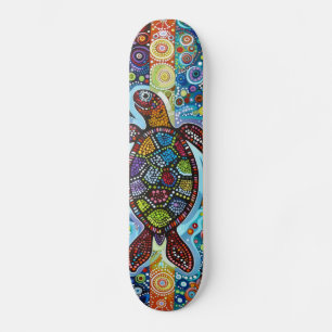Skateboard Tortue de mer - Style autochtone - Planche à skate