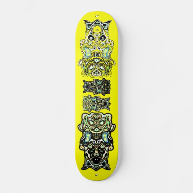 Skateboard Totem Monsters (Recto)