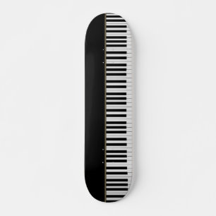 Skateboard Touches de piano cool, Noir