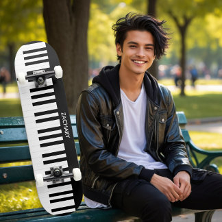 Skateboard Touches de piano personnalisées Musique Instrument