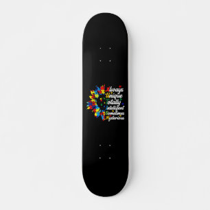 Skateboard Toujours unique - Sensibilisation sur l'autisme