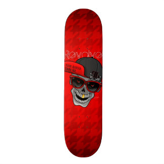Skateboard Tournez (votre glacière que moi) le rouge