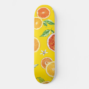 Skateboard Tranches orange #motif #tendance #style
