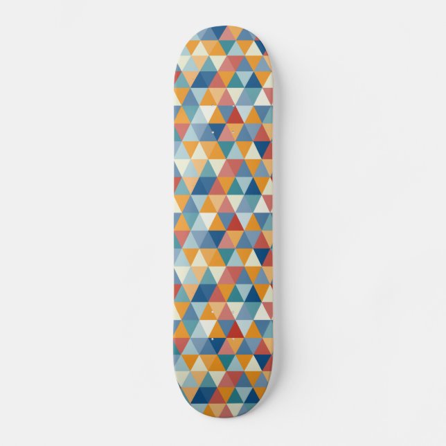 Skateboard Triangles Colorés A (Recto)