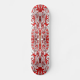 Skateboard Tribal Valetine Artères cardiaques Tatouage 2
