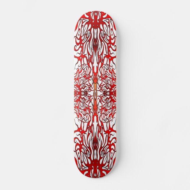 Skateboard Tribal Valetine Artères cardiaques Tatouage 2 (Recto)