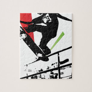 Skateboard tricks jigsaw puzzle