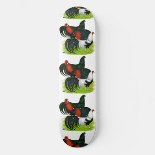Skateboard Trio de coq à longue queue