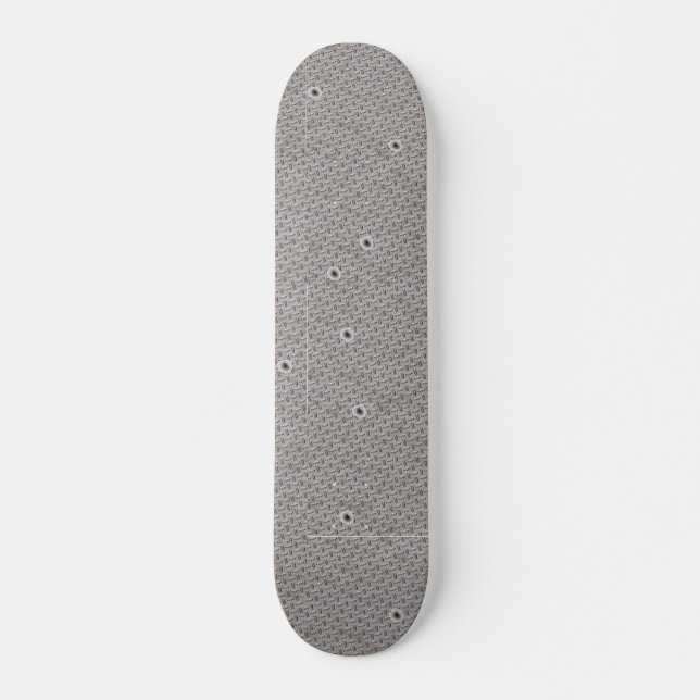 Skateboard Trou de balle et plat de diamant (Devant)