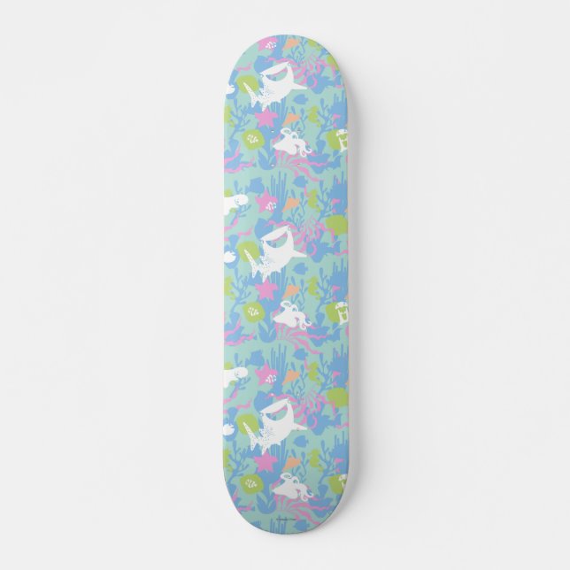 Skateboard Trouver Dory Pastel Motif de mer (Devant)