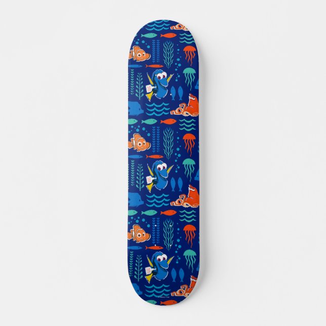 Skateboard Trouver le Motif de la mer de Dory (Devant)
