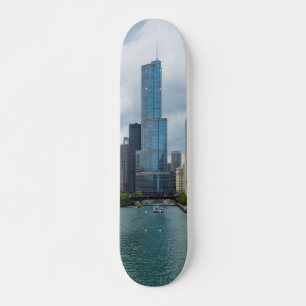 Skateboard Trump Tower Chicago River