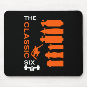 Skateboard Types Mouse Pad