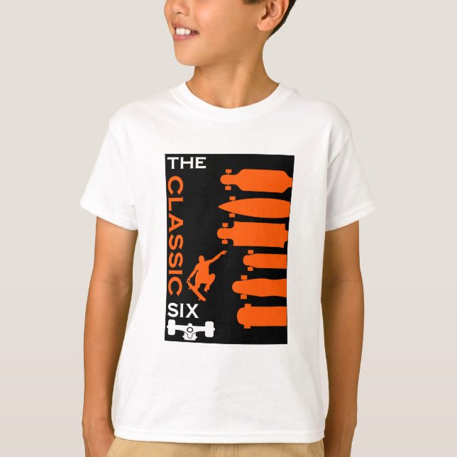 Skateboard Types T-Shirt (Front)
