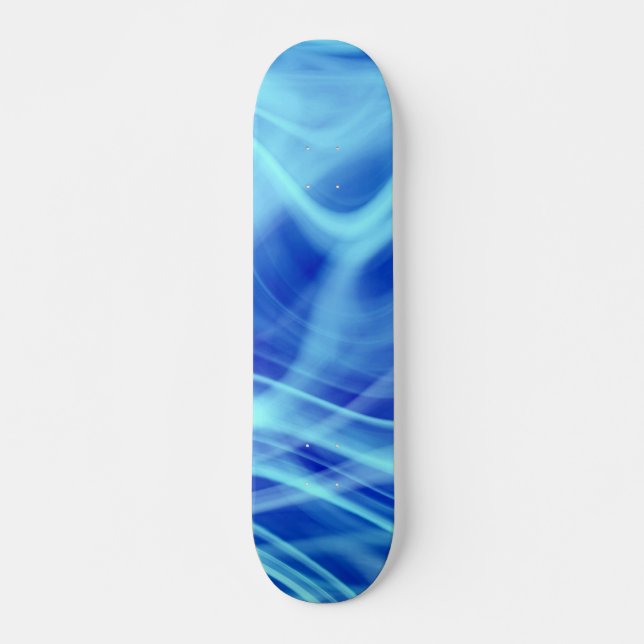 Skateboard Un brouillard bleu mystique (Devant)
