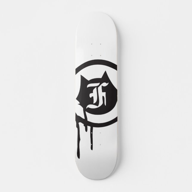 Skateboard une planche à roulettes de "logo de chat (Devant)