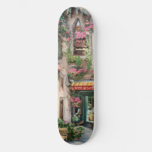 Skateboard Une scène de rue italienne Série de dessins éphémè